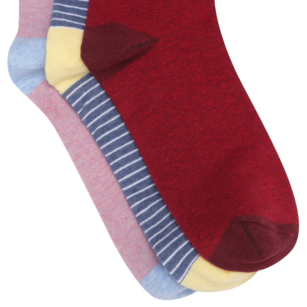 Crew length Socks for Men (Combo of 3 )