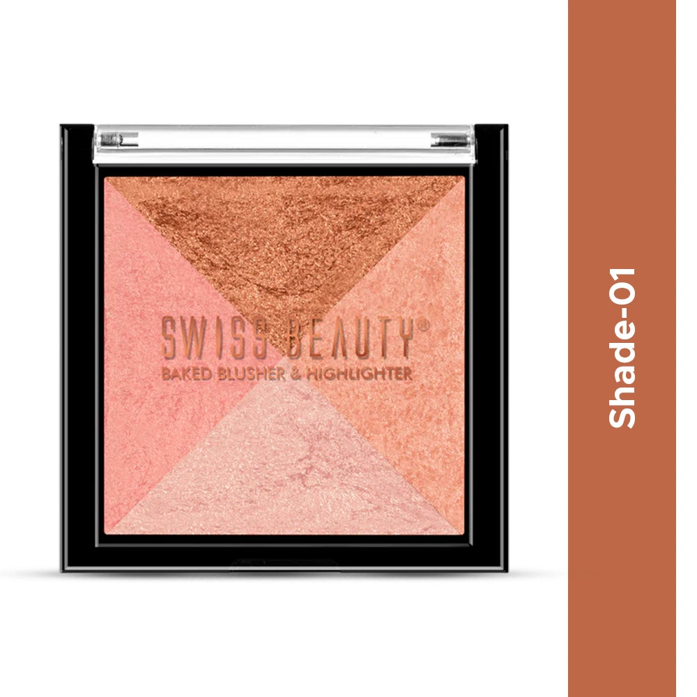 Baked Blusher and Highlighter 2 in 1 (7g)