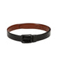 Reversible Leather Belt for Men (Black and Brown)