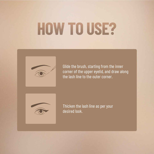 Quick dry liquid Eyeliner (4ml)