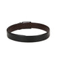 Solid Reversible Leather Belt for Men (Black)