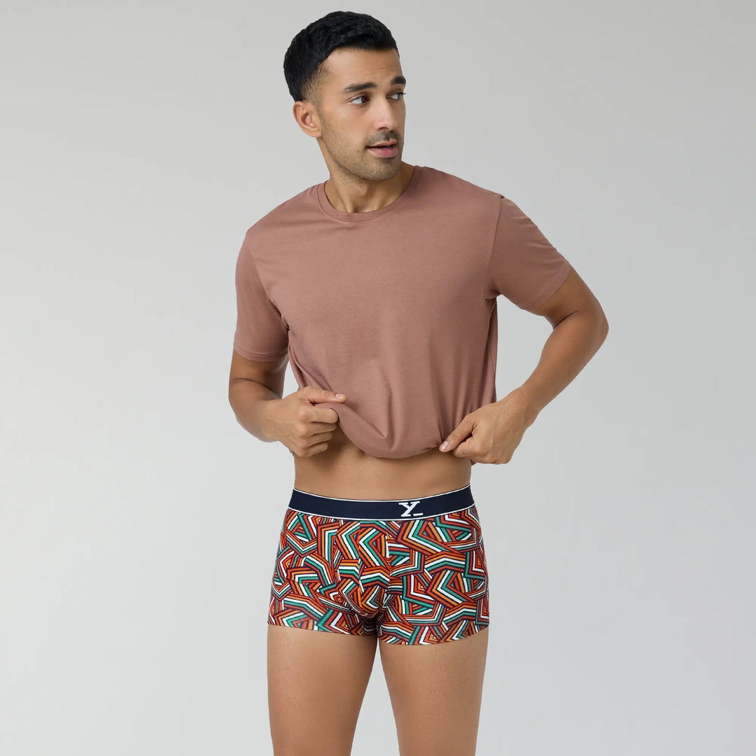 Aero Cotton Strech Printed Men Trunk