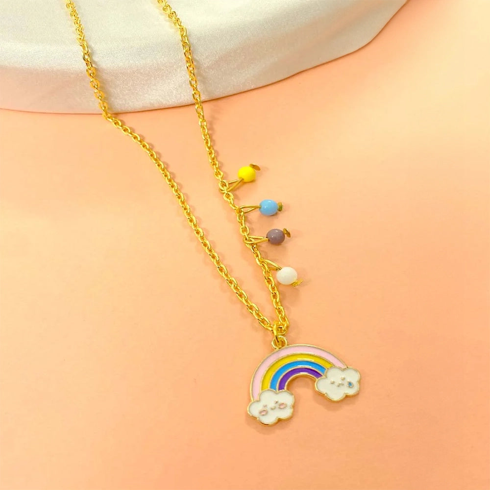 Multicolored Rainbow Charm Pendant