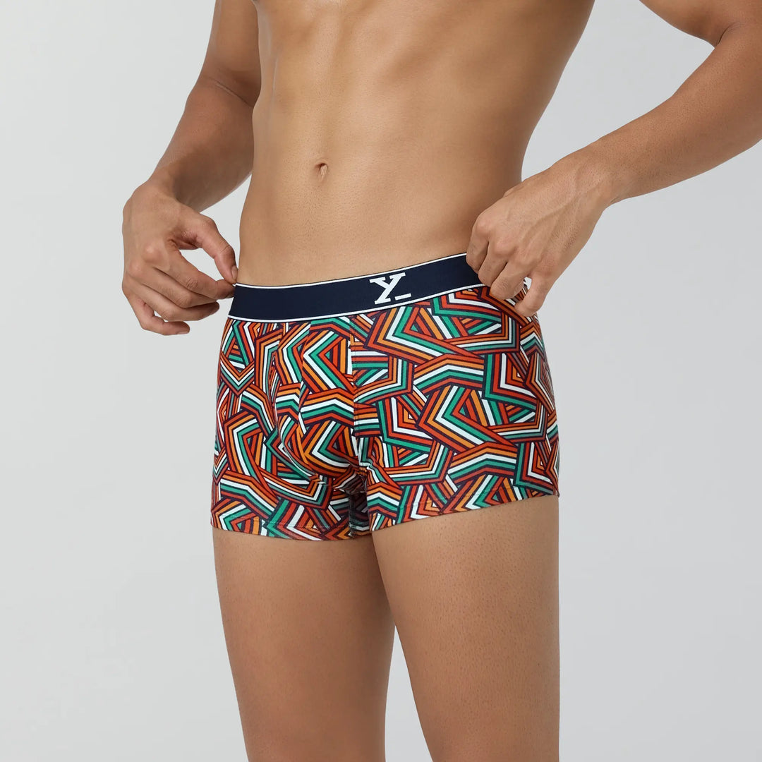 Aero Cotton Strech Printed Men Trunk