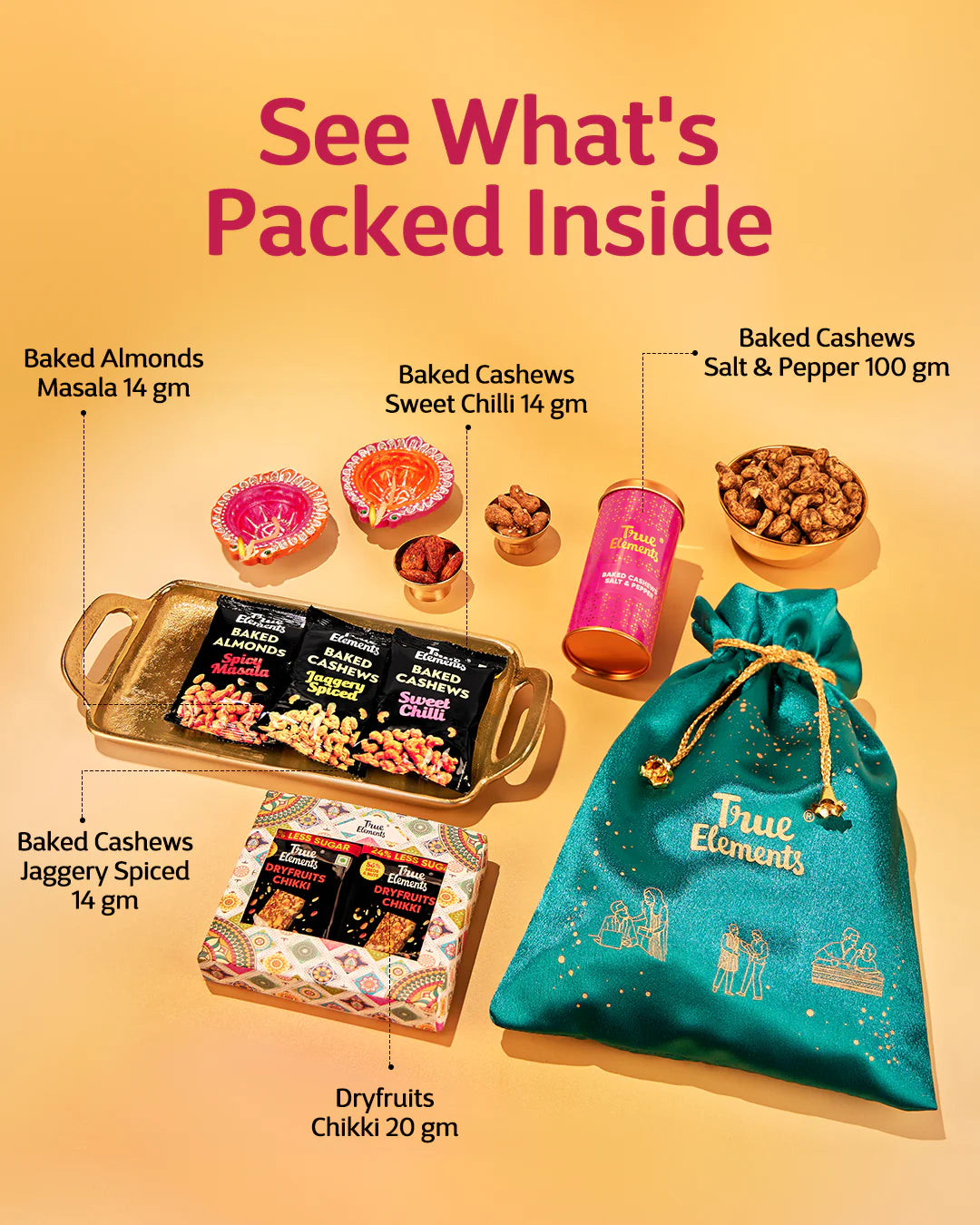 Wholesome Dry Fruits and Nuts Gourmet Potli Hamper