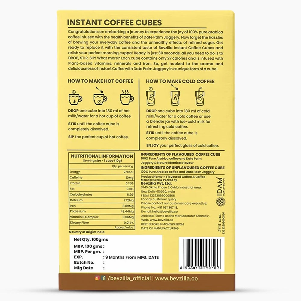 Assorted Coffee Cubes - 10 cubes