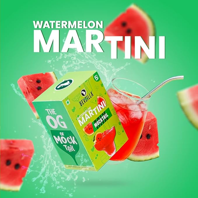 Watermelon Martini Mocktail Mix - 5 Sachets