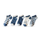 No Show Mixed Pattern Socks for Men (Combo of 5)