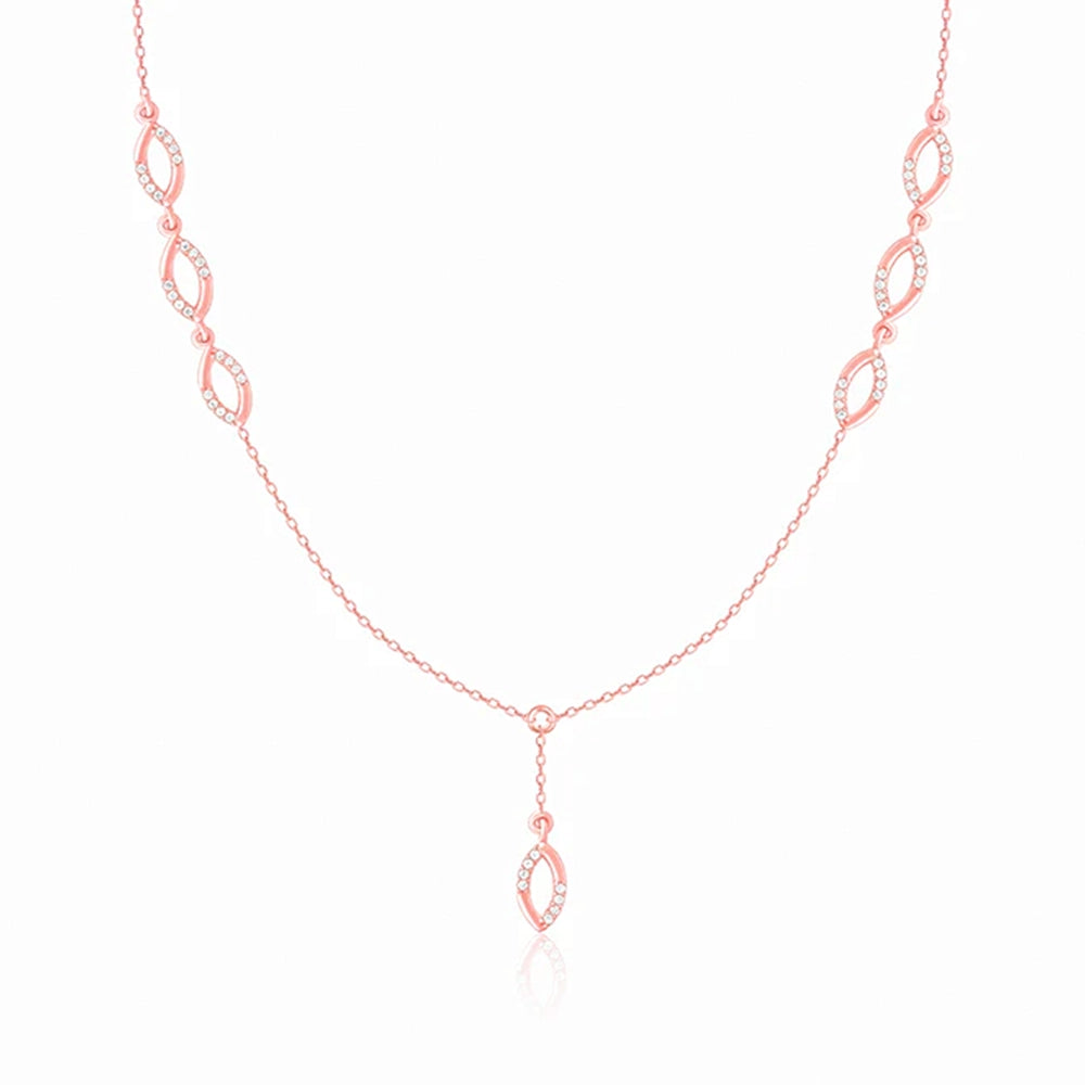 Rose Gold Plating Radiance Necklace