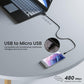 Micro USB Fast Charging Cable (Black)