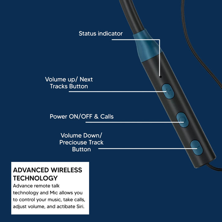 K55 Wireless Bluetooth in Ear Neckband