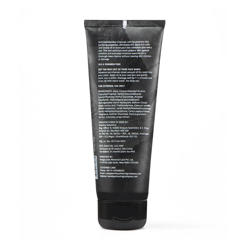 Charcoal Face Wash and Scrub Combo (100g x 2)