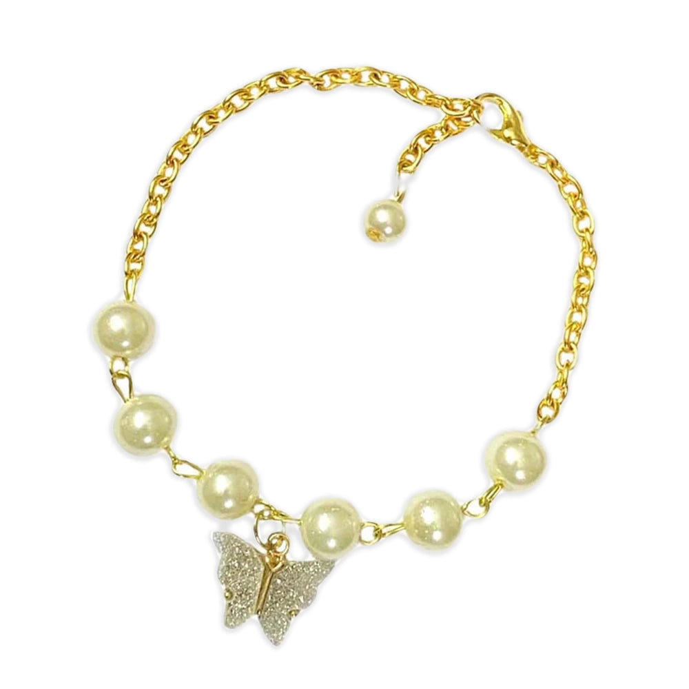Pearl Charm Bracelet