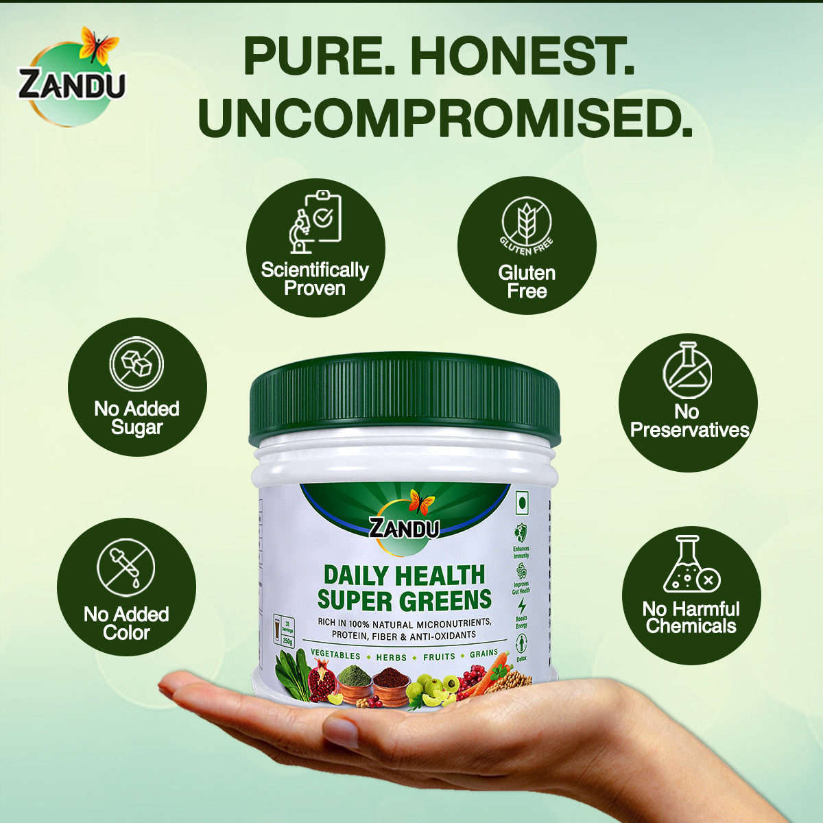 Daily Health Supergreens Powder (250g)