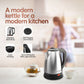 Kestro Electric Kettle 1500W 2ltr (Silver & Black)