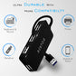 Multiport 4-in-1 USB Hub (Black)