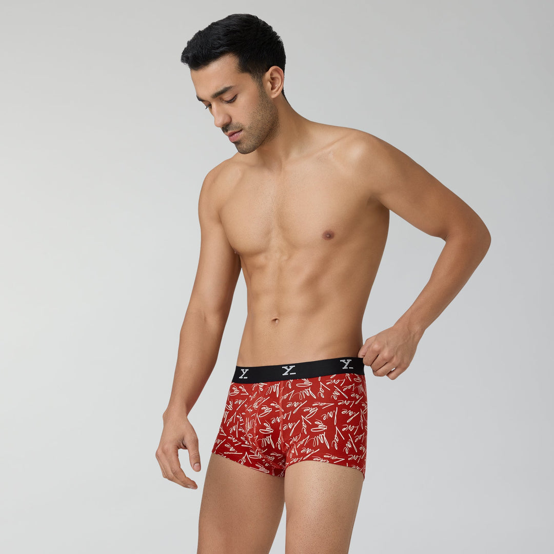 Aero Cotton Strech Printed Men Trunk