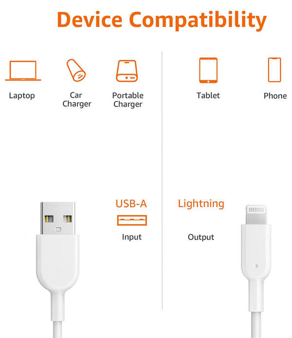 Lightning Cable 3 in 1 Fast Charging Iphone Cable (Pack of 1)