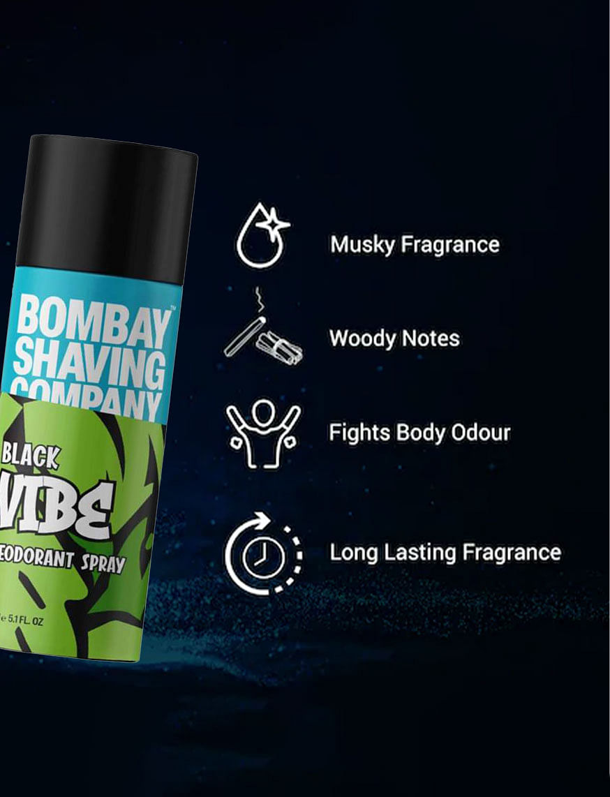 Black Vibe Deo for Men (150ml x 2)