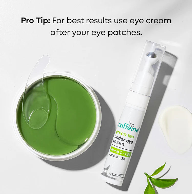 Green Tea Under Eye Cream with 3% Caffeine - 15ml