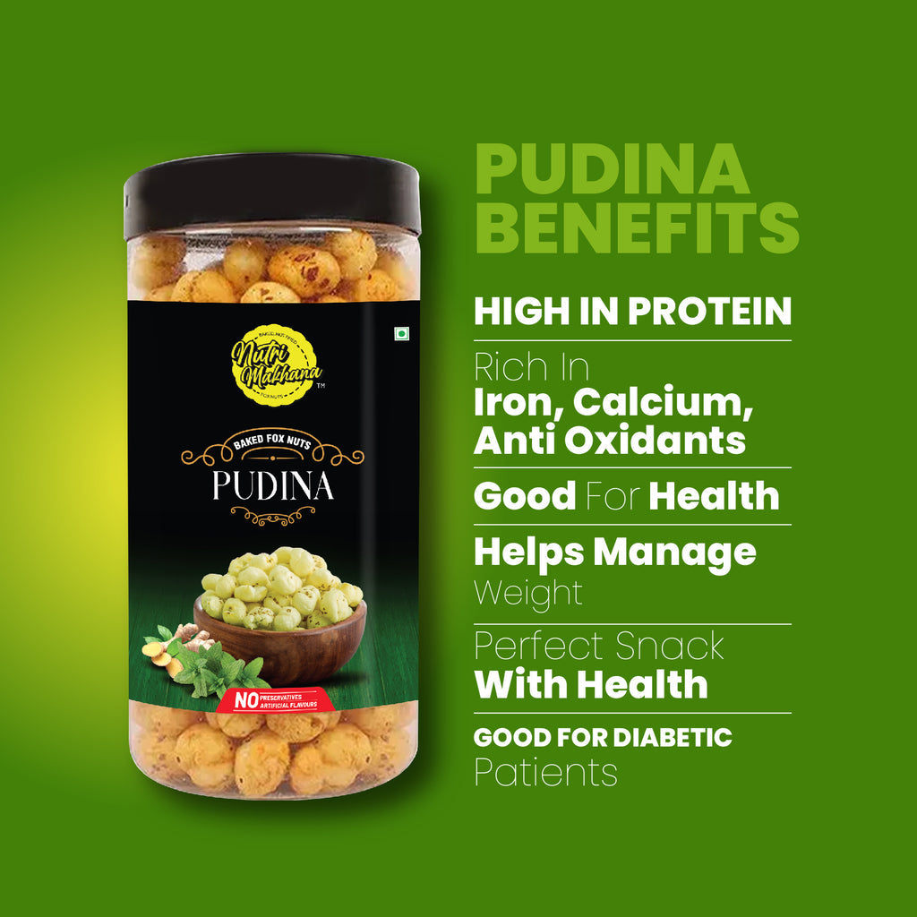 Pudina Flavored Makhana - 100g