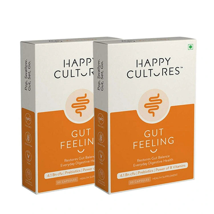 Gut Health Boost with Probiotics and Vitamins-B Capsules