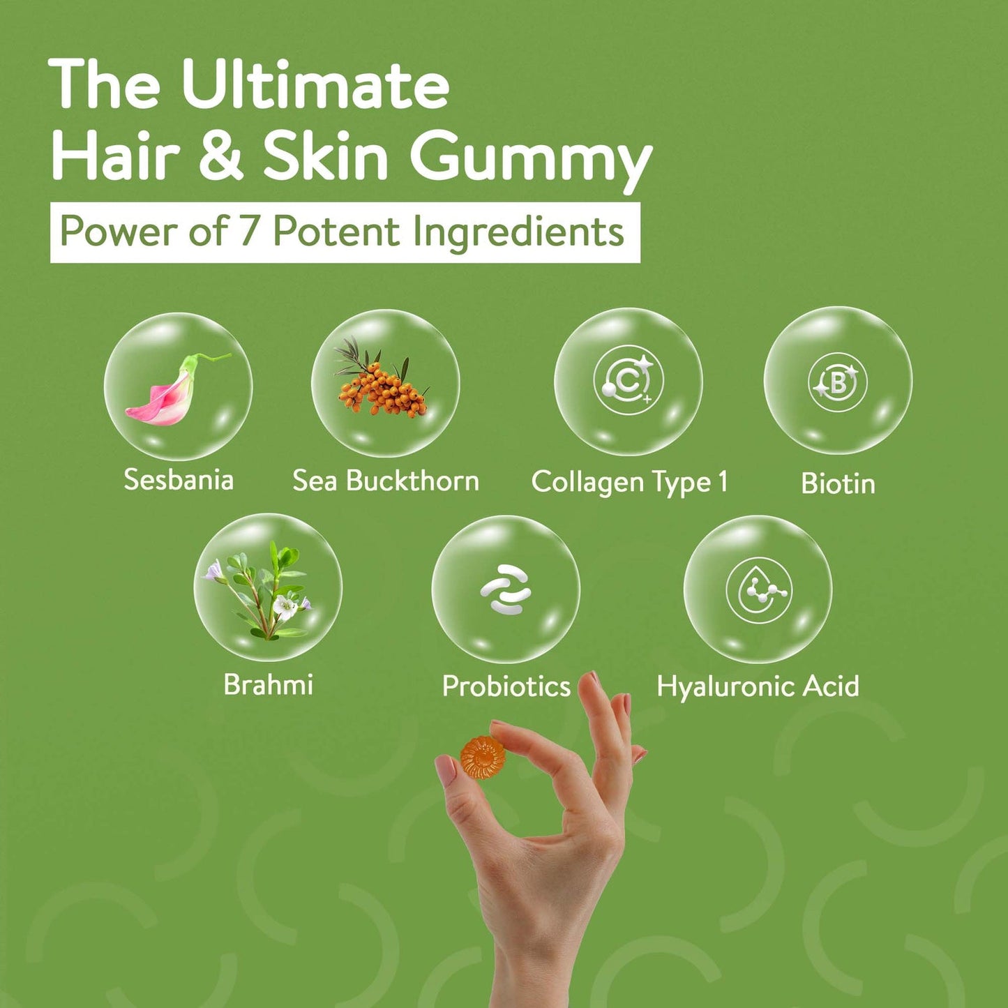 Stage 1 Solution Gummies for Healthy Hair and Radiant Skin