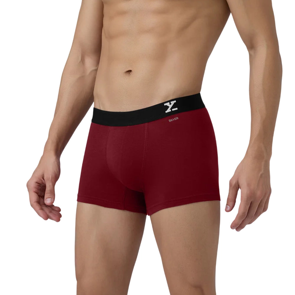 Intellifresh Cotton Stretch Solid Men Trunks
