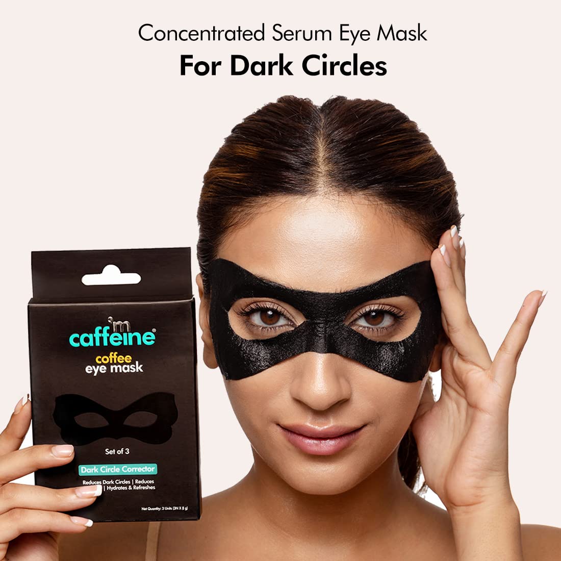 Coffee Eye Mask for Dark Circles (3 mask x 1)