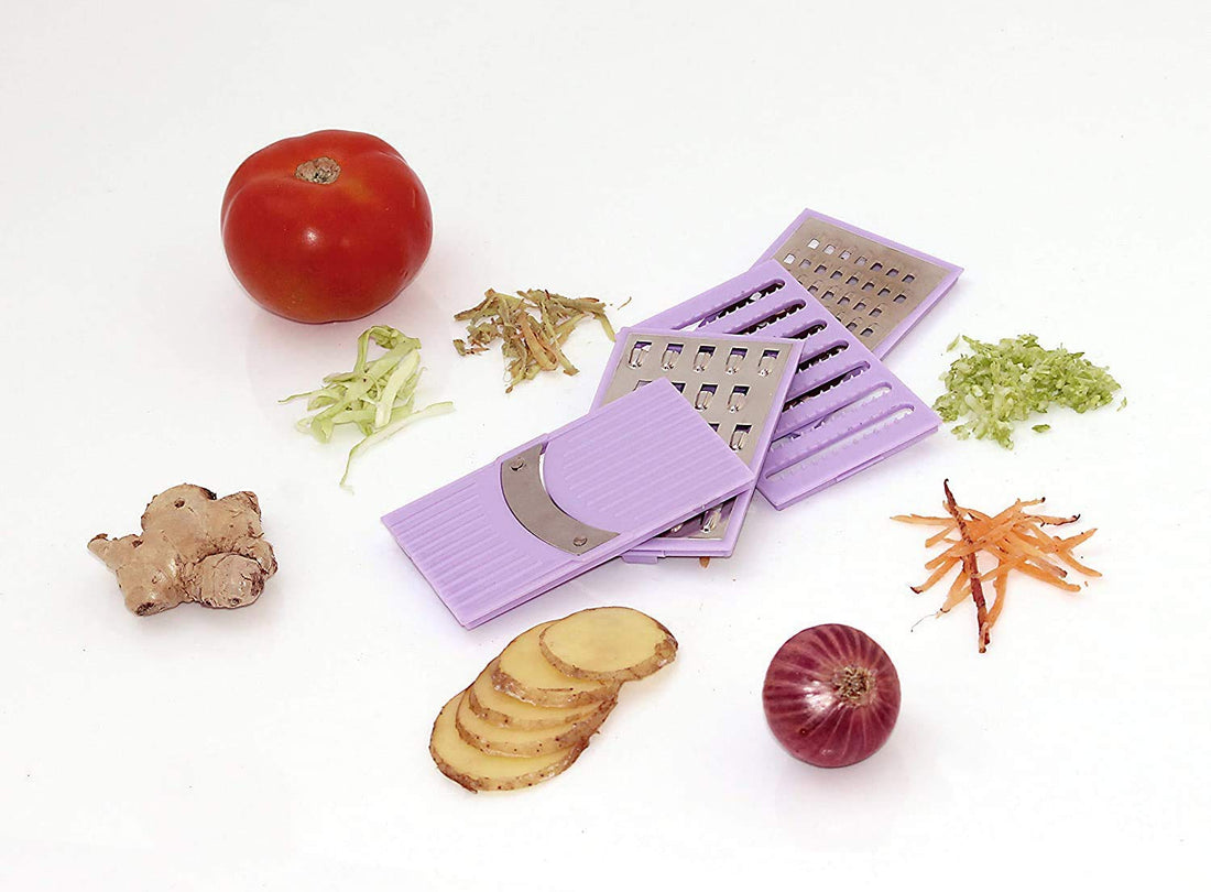 Multifuctional 4 in 1 Grater, Slicer and Chipser