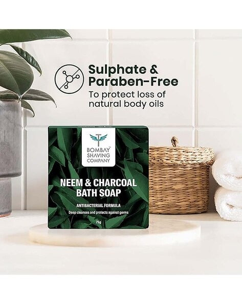 Neem & Charcoal Bath Soap (75g x 3)