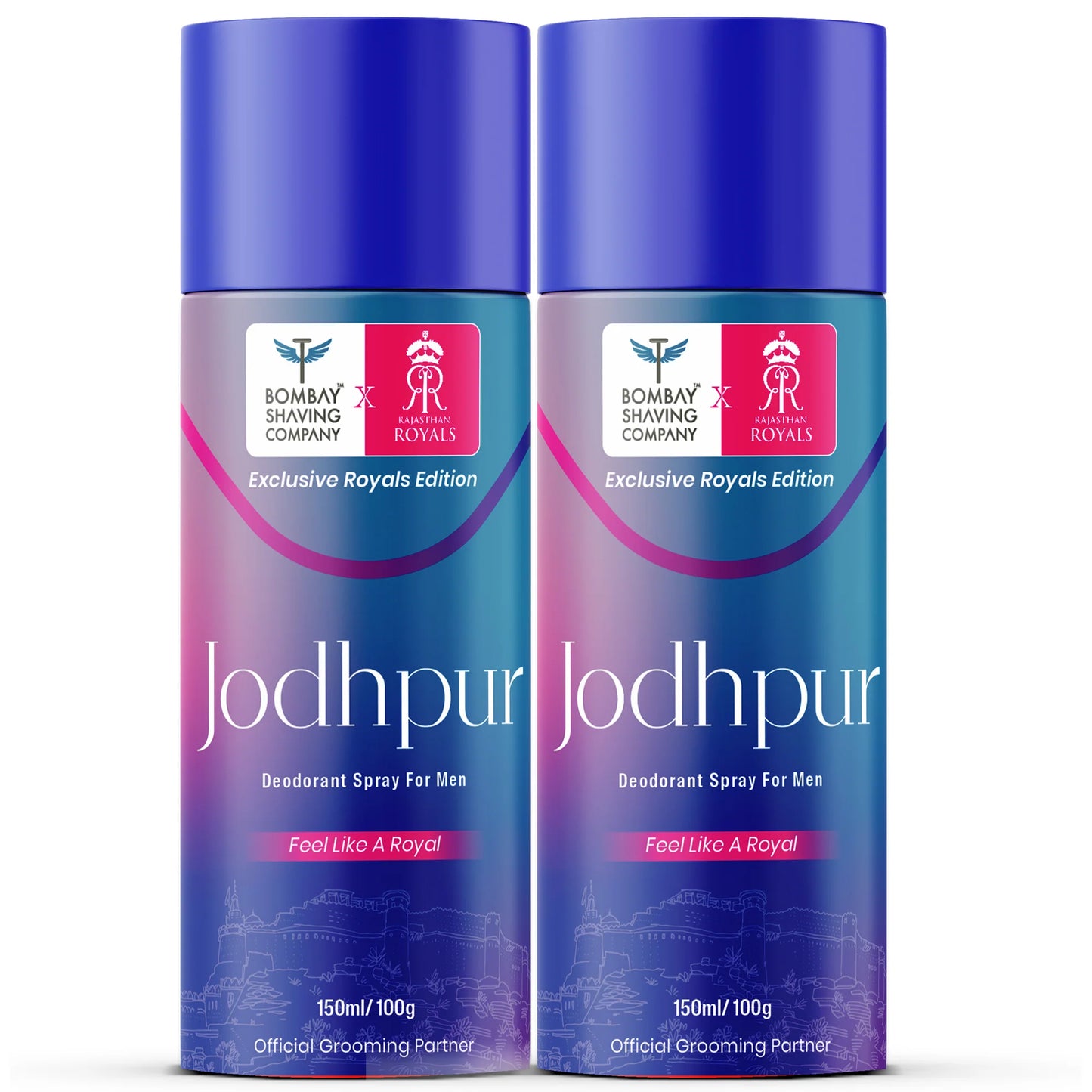 Jodhpur Deodorant - (150ml x 2)