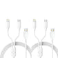 2 in 1 Charging Cable with Type C and Lightning (iPhone) Compatibility