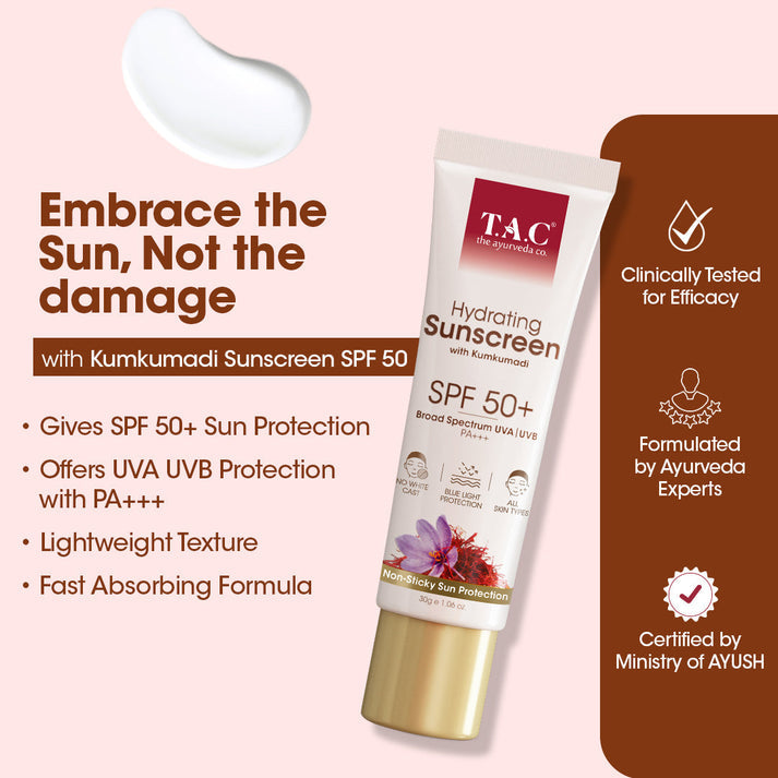 Kumkumadi Sunscreen SPF 50+ - 30g