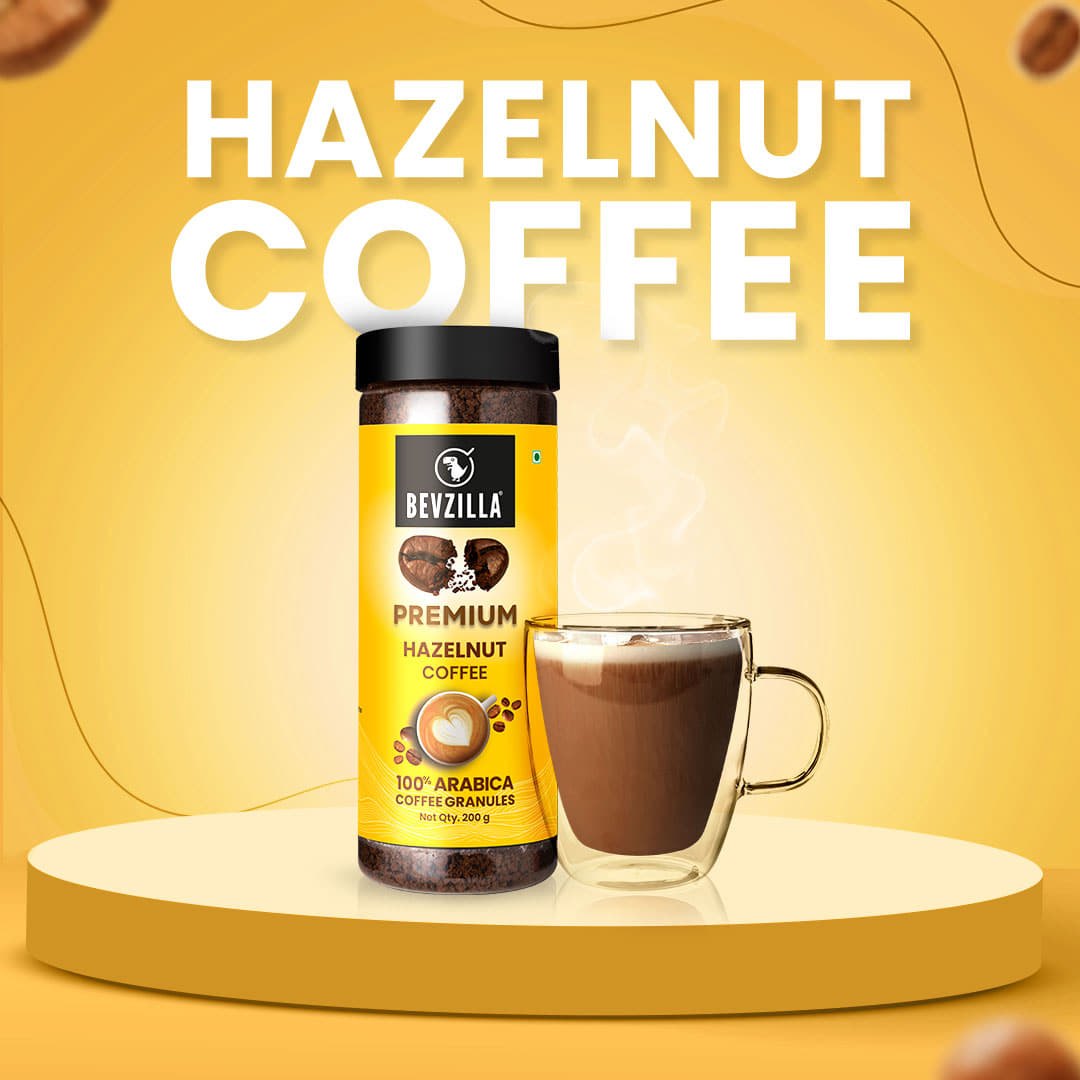 Arabica Instant Coffee Hazelnut-200g