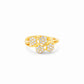 Gold Plated Floral Fantasy Ring