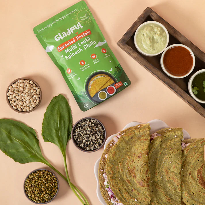 Lentil Spinach Chilla Mix (200g)