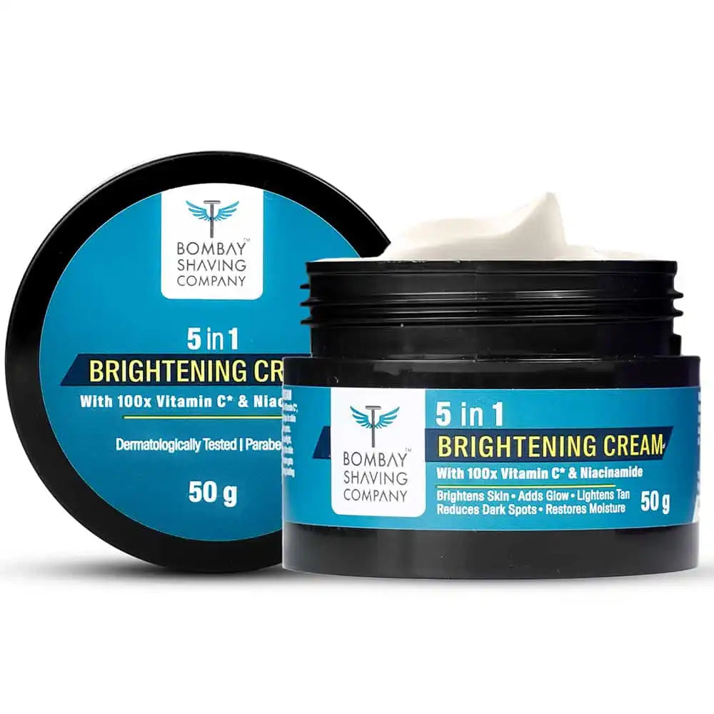 Charcoal Face Wash and Brightening Cream Combo