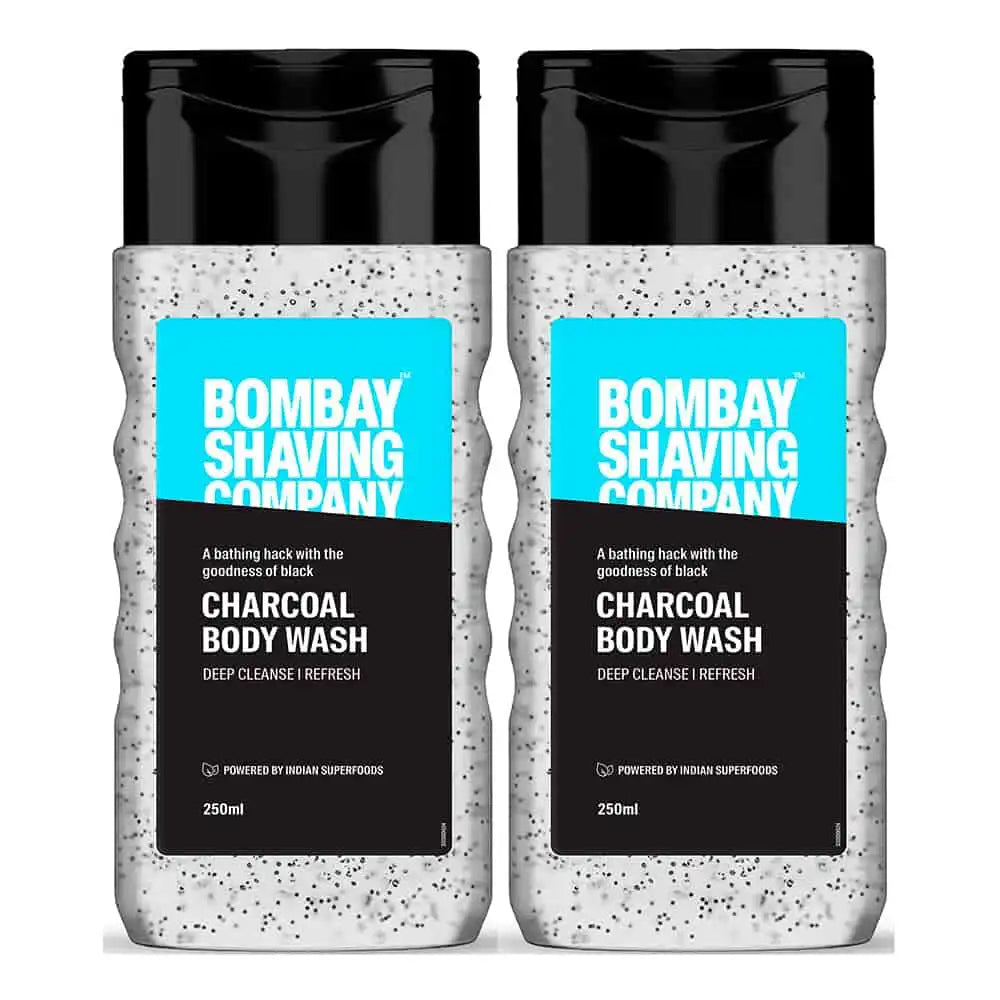 Charcoal Body Wash - (250ml x 2)