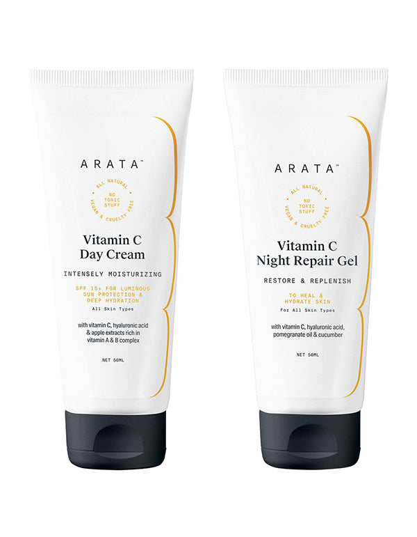 Day Cream and Night Repair Gel Combo