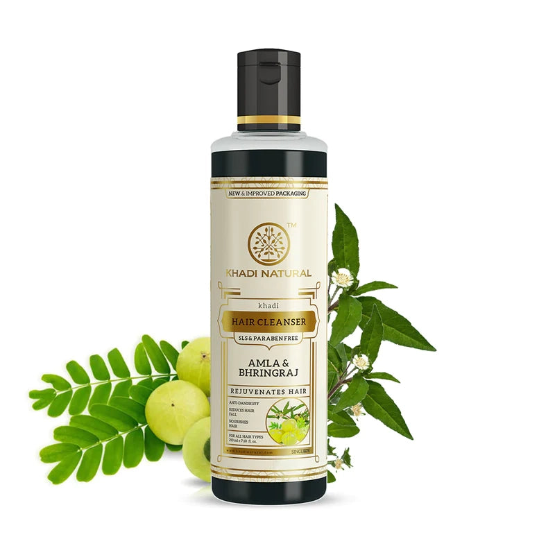 Herbal Amla and Bhringraj Hair Cleanser SLS and Paraben Free - 210ml