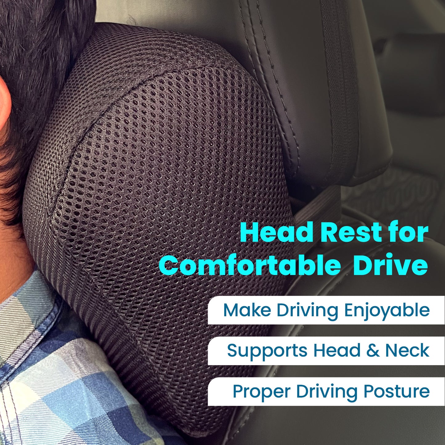 Memory Foam Car Headrest Cushion