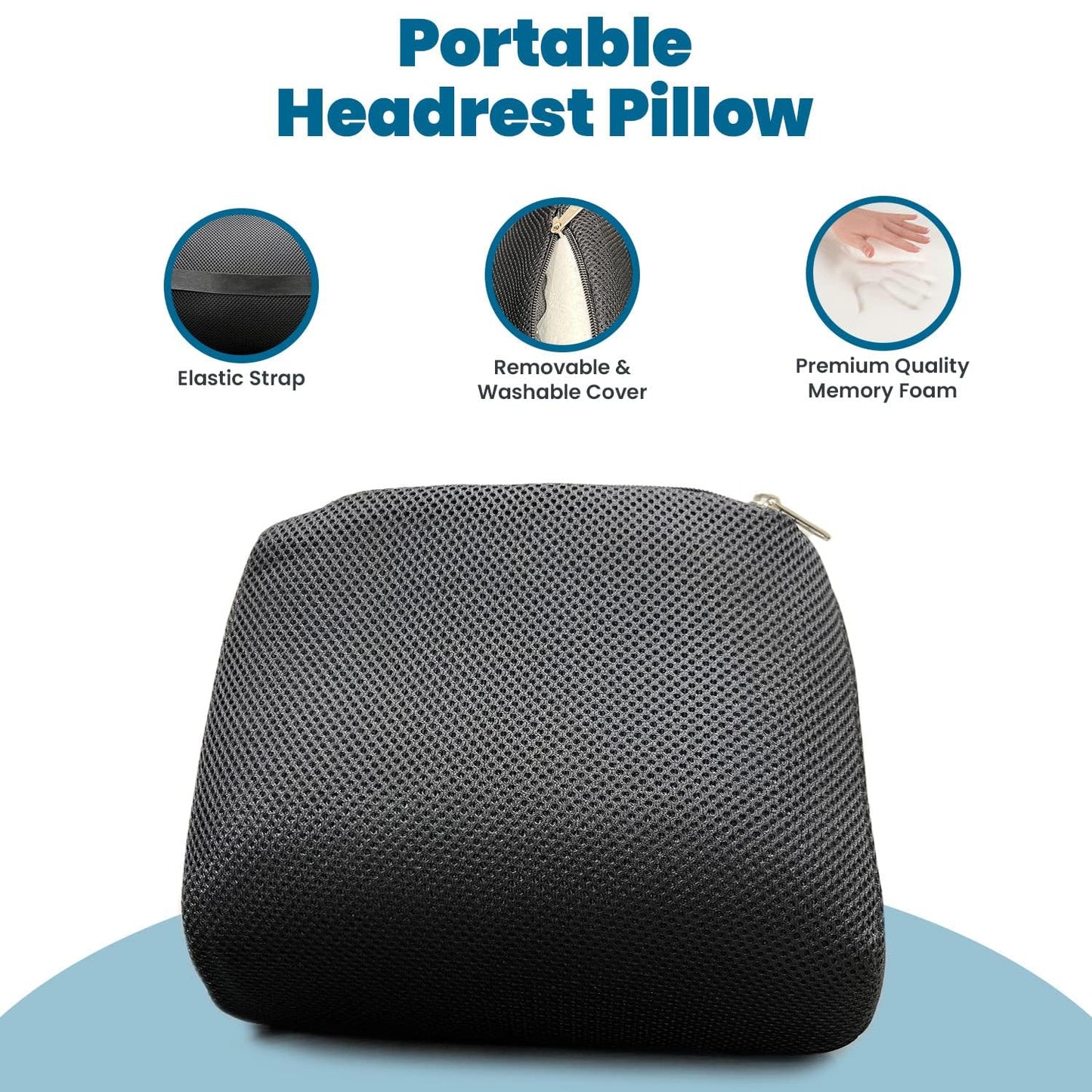 Memory Foam Car Headrest Cushion