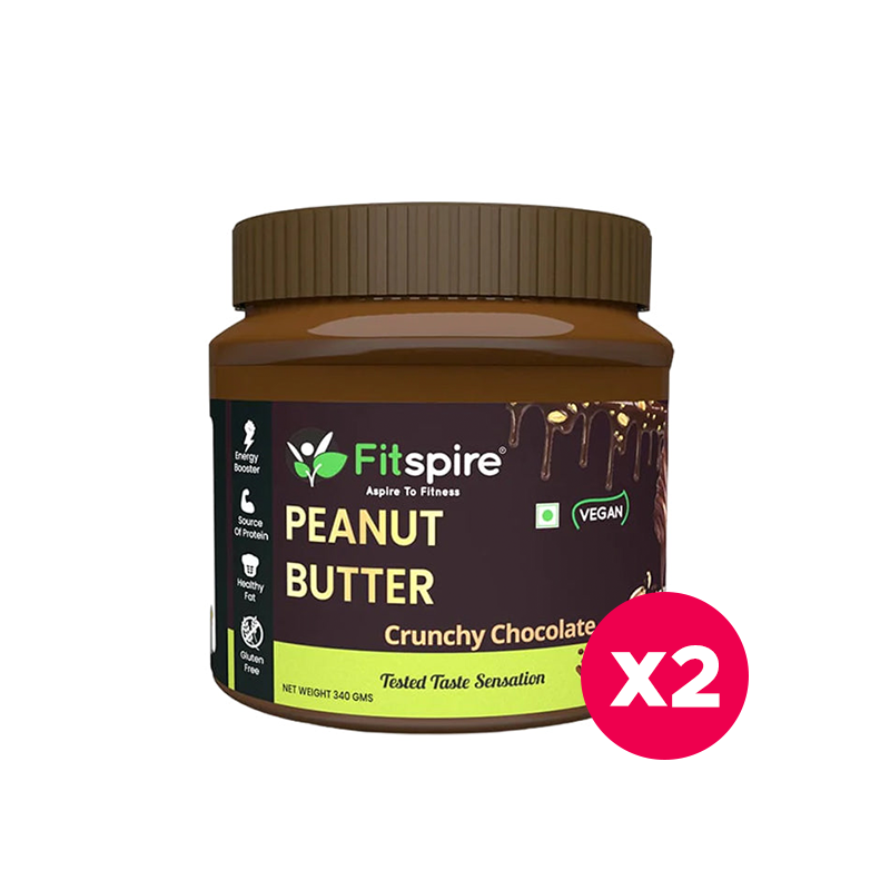 Peanut Butter - Crunchy Chocolate with High Protein - 340g