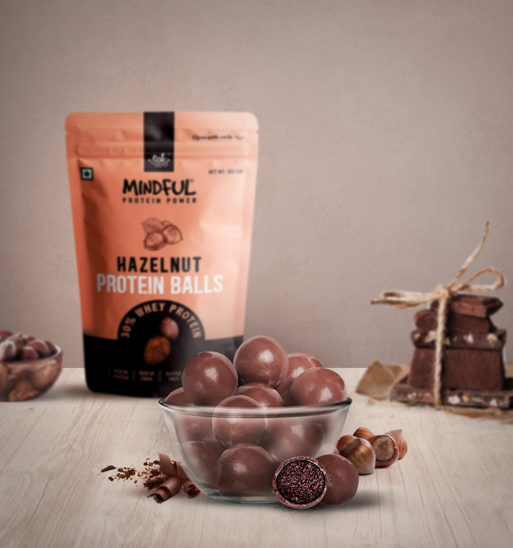 Hazelnut Whey Protein Balls