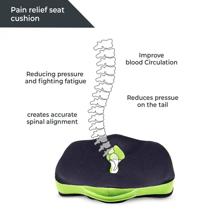 Orthopedic Memory Foam Cushion Tailbone Support Pillow