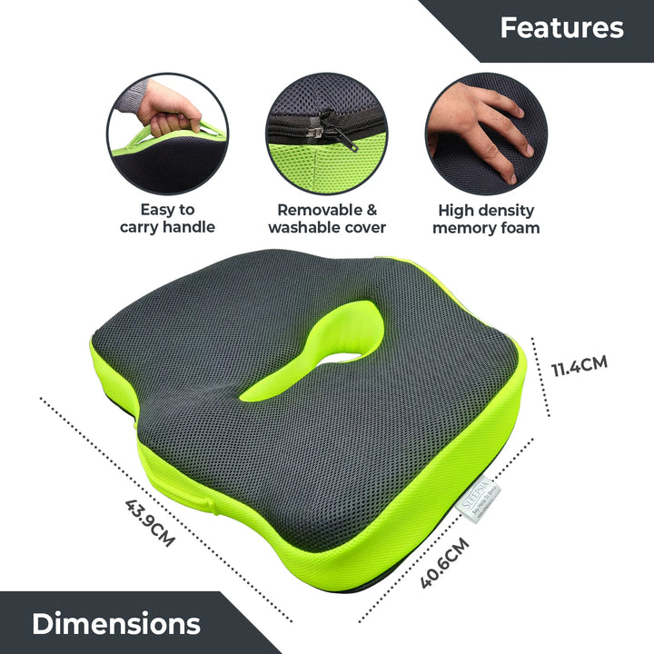 Orthopedic Memory Foam Cushion Tailbone Support Pillow