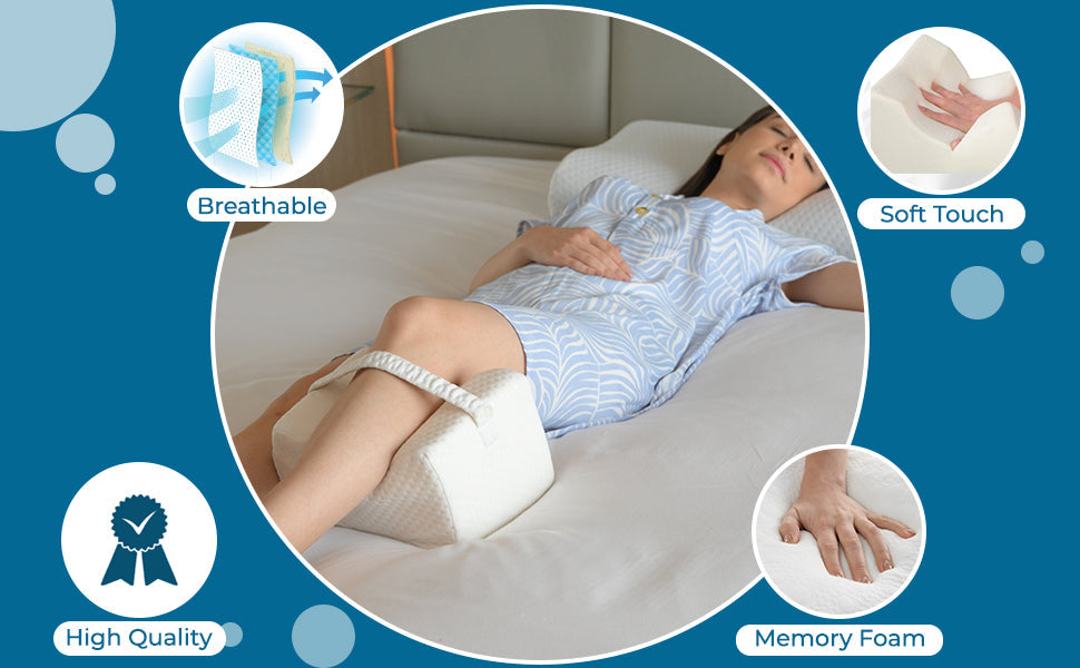 Orthopedic Memory Foam Knee and Leg Support Pillow