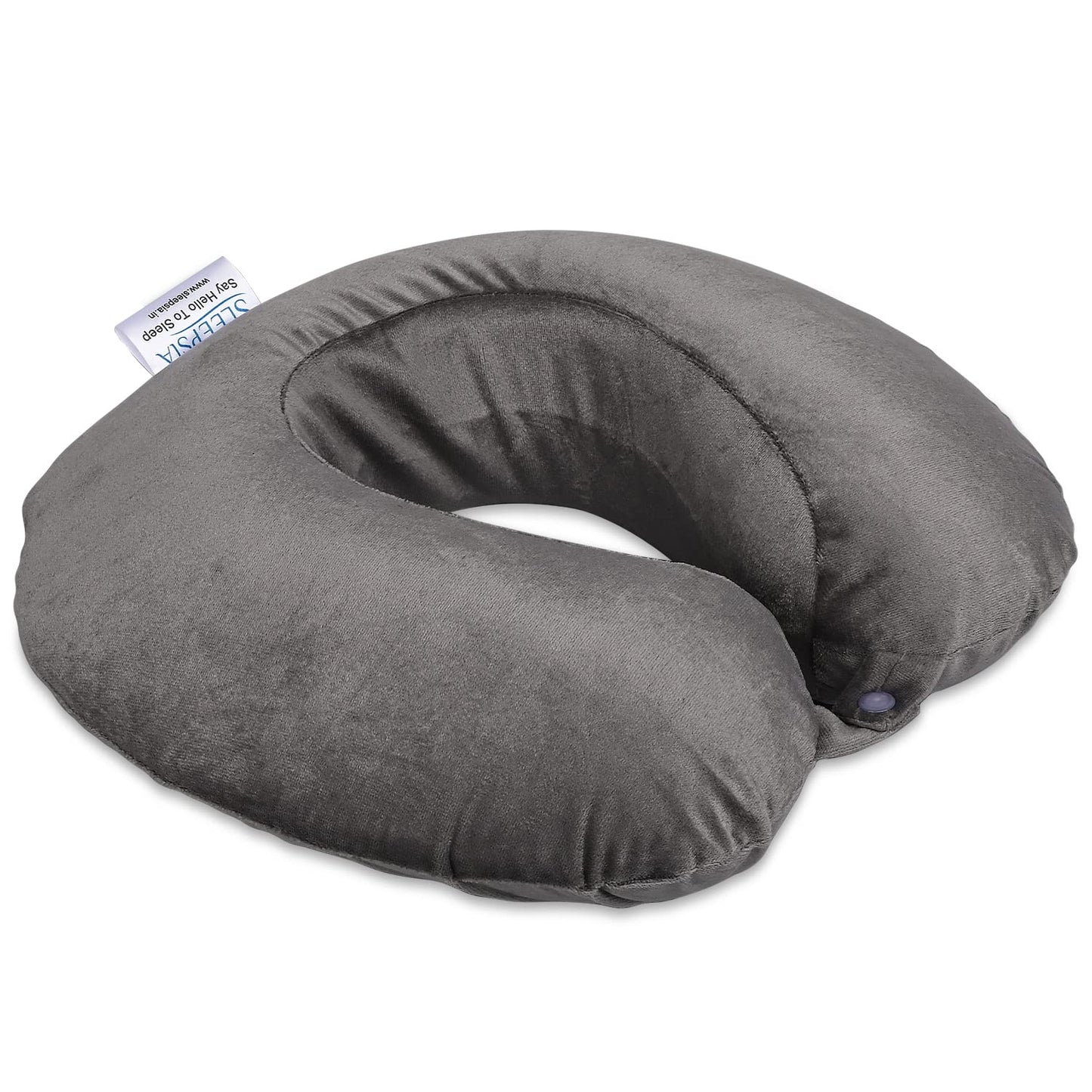 Microfiber Velvet Neck Travel Pillow