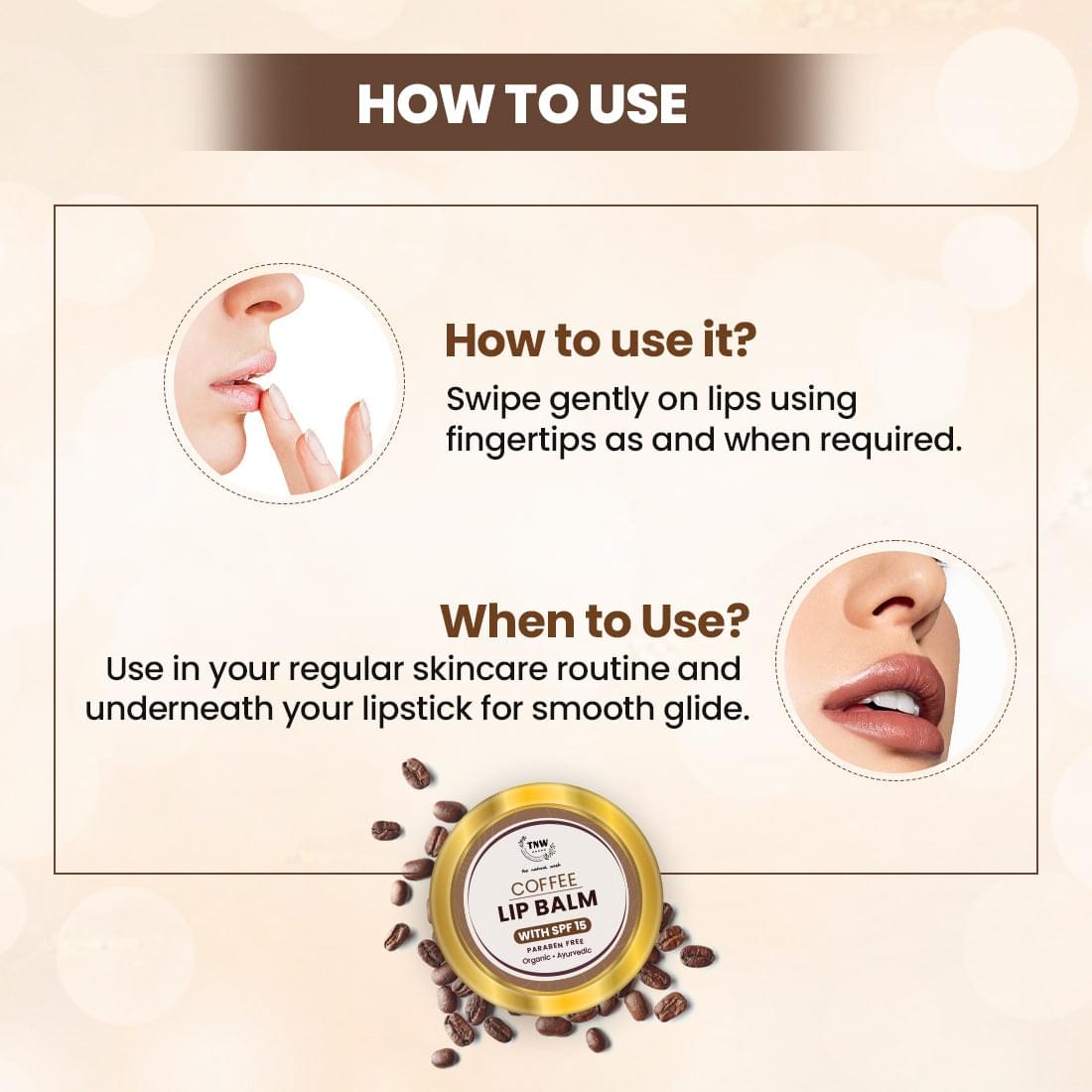 Coffee Lip Balm with SPF 15 - 5g